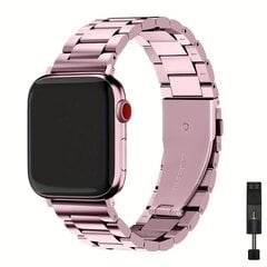 'Sobiv Apple Watch rihm 42mm 44mm 45mm 49mm, roostevabast terasest iWatch rihm koos korpusega' hind ja info | Nutikellad (smartwatch) | kaup24.ee