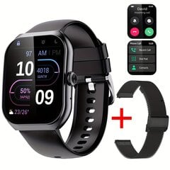 'Meeste Naiste Nutikell Sõnum, Kõne, Sammulugeja, Informatsiooni Teavitused, Mitu Sporti, Sobib iPhone/Android Telefoni ja Sünnipäevakingiks' hind ja info | Nutikellad (smartwatch) | kaup24.ee