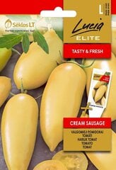 ПОМИДОРЫ СЪЕДОБНЫЕ CREAM SAUSAGE „LUCIA ELITE” 0,2 Г цена и информация | Семена овощей, ягод | kaup24.ee