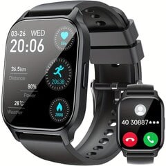 'Nutikas Kell Meestele ja Naistele, 4.7cm HD Ekraaniga, Kõneabi ja Uneseire, Aktiivsusmonitor, Üle 100 Spordirežiimi, Kalorite Sammudiga Digitaalne Fitness Kella.' hind ja info | Nutikellad (smartwatch) | kaup24.ee