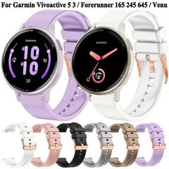 '20mm silikoonist veekindel kellarihm - sobib Venu Sq, Vivoactive, Galaxy Watch, Huawei Watch GT, Amazfit GTS tarvikutega.' hind ja info | Nutikellad (smartwatch) | kaup24.ee