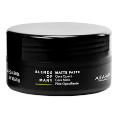 Keskmise fikseerimisega matt juuksepasta meestele - Alfaparf Milano Blends Of Many Matte Paste, 75 ml цена и информация | Средства для укладки волос | kaup24.ee