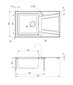 Deante graniidist ja roostevabast terasest köögivalamu Deante Prime ZSR G113, Graphite цена и информация | Köögivalamud | kaup24.ee