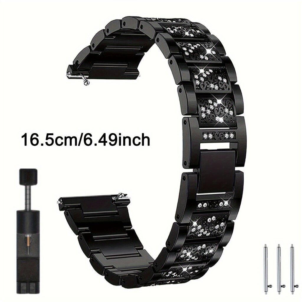 '20mm 22mm Rihm Samsung Galaxy Vaata 3 4 5 6 40mm 44mm Klassikaline 43mm 47mm Bänd Nutikellale HW GT4 GT 3 2 46mm Metall Naistele Käevõru' hind ja info | Nutikellad (smartwatch) | kaup24.ee