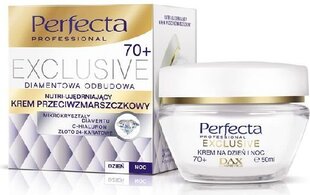 Kaitsev kortsudevastane näokreem perfecta Exclusive 70+ 50 ml цена и информация | Кремы для лица | kaup24.ee