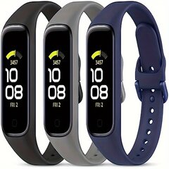 'Wanme Asendusribad Samsung Galaxy Fit 2 Naistele ja Meestele, 3 Pakend Silikoon Sportrihm, Ühildub Samsung Galaxy Fit 2 SM-R220 Randmerihm Tarvikud.' hind ja info | Nutikellad (smartwatch) | kaup24.ee