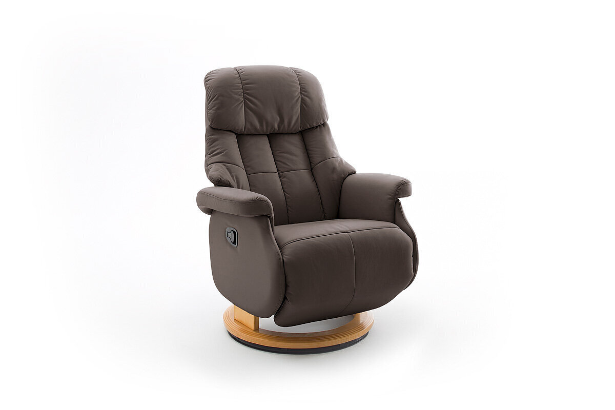 Tugitool recliner MC Akcent Calgary Comfort L, pruun/beež värv цена и информация | Tugitoolid ja tugitoolvoodid | kaup24.ee