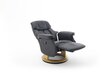 Tugitool recliner MC Akcent Calgary Comfort L, must/beeži värvi цена и информация | Tugitoolid ja tugitoolvoodid | kaup24.ee