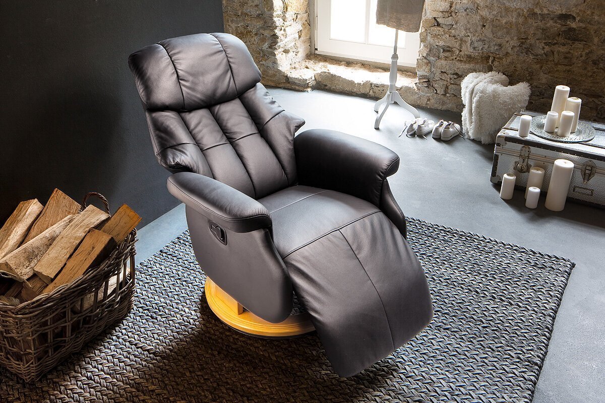 Tugitool recliner MC Akcent Calgary Comfort L, must/must hind ja info | Tugitoolid ja tugitoolvoodid | kaup24.ee