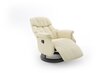 Tugitool recliner MC Akcent Calgary Comfort L, kreem/must цена и информация | Tugitoolid | kaup24.ee