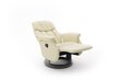 Tugitool recliner MC Akcent Calgary Comfort L, kreem/must цена и информация | Tugitoolid | kaup24.ee