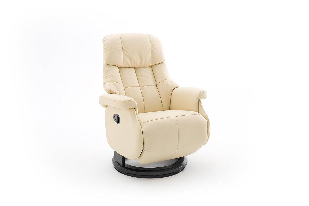 Tugitool recliner MC Akcent Calgary Comfort L, kreem/must цена и информация | Tugitoolid | kaup24.ee