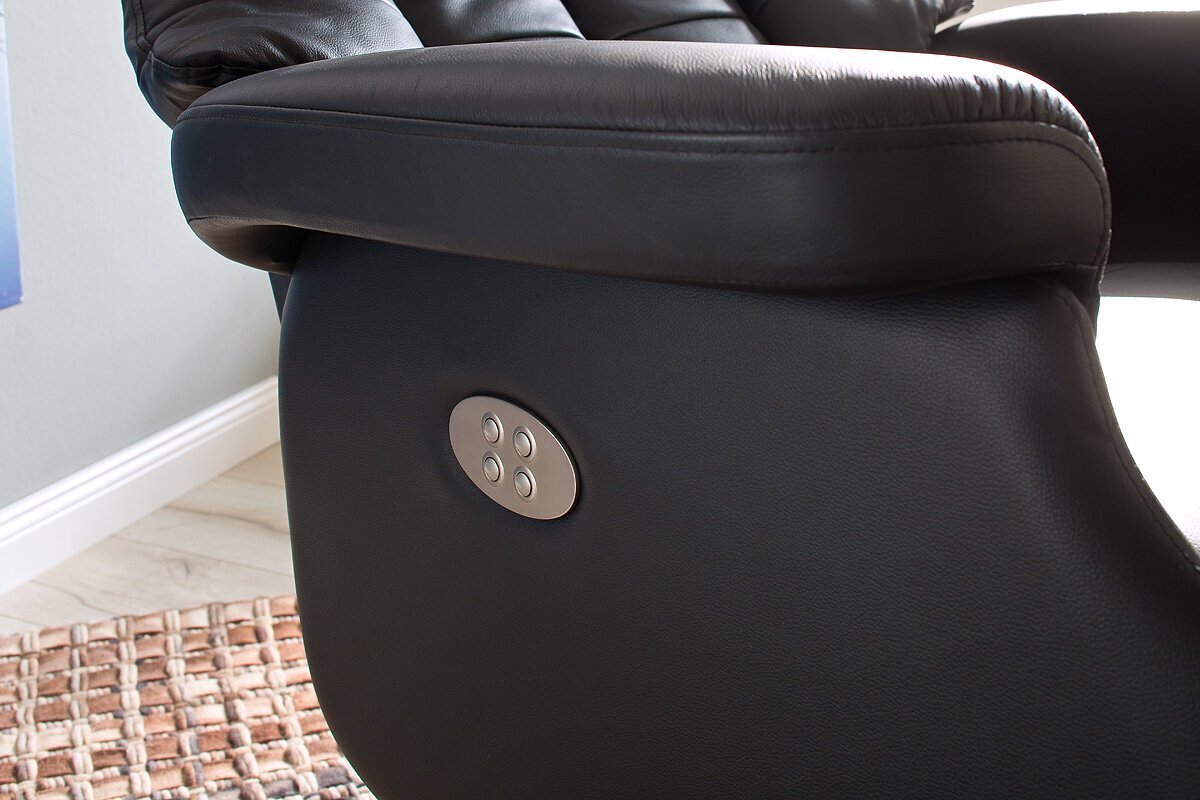 Tugitool recliner MC Akcent Calgary Comfort XL, matt pruun/must hind ja info | Tugitoolid | kaup24.ee