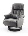 Tugitool recliner MC Akcent Calgary Comfort XL, matt pruun/must