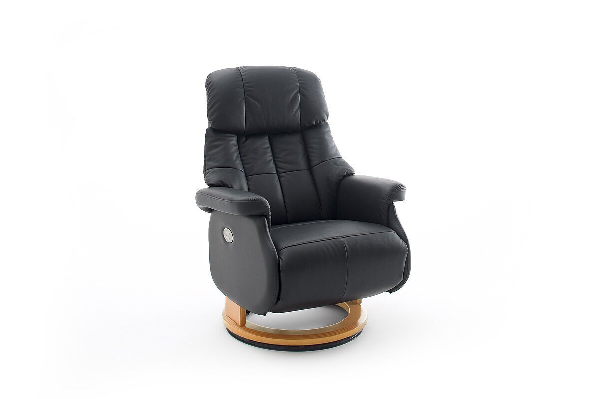 Tugitool recliner MC Akcent Calgary Comfort XL, must/beež värv hind ja info | Tugitoolid | kaup24.ee