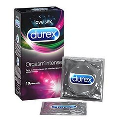 Kondoomid Intense Orgasmic Durex, 10 tk. цена и информация | Презервативы | kaup24.ee