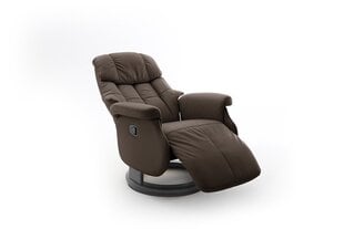 Tugitool recliner MC Akcent Calgary Comfort L, pruun/must цена и информация | Кресла в гостиную | kaup24.ee