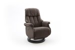 Tugitool recliner MC Akcent Calgary Comfort L, pruun/must