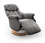 Tugitool recliner MC Akcent Calgary Comfort L, matt pruun/beež цена и информация | Tugitoolid ja tugitoolvoodid | kaup24.ee