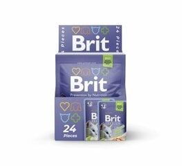 Konserv kassidele Brit Premium Cat Delicate Trout in Jelly 85g x 24 tk hind ja info | Konservid kassidele | kaup24.ee