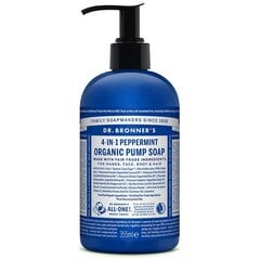 DR. BRONNER'S Органическое сахарное мыло Мята 355 мл цена и информация | Масла, гели для душа | kaup24.ee