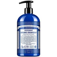 DR. BRONNER'S Органическое сахарное мыло Мята 710 мл цена и информация | Масла, гели для душа | kaup24.ee