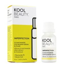 KOOL BEAUTY 2% Niacinamide Stop Blemish Bi-Phase сыворотка 20 мл цена и информация | Сыворотки для лица, масла | kaup24.ee