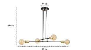 Emibig подвесной светильник Vesio 4 цена и информация | Люстры | kaup24.ee