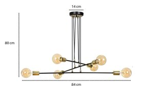 Rippvalgusti Emibig Vesio 6 цена и информация | Люстры | kaup24.ee