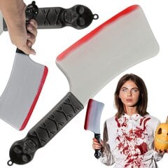 Halloween kostüüm nuga verine machete tapja kirves relv Gadget 36cm hind ja info | Karnevali kostüümid | kaup24.ee