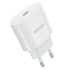 Jellico AK-200 PD 20W Nutikas iPhone & iPad Üldine Kiire La Charger 1x USB-C (5-12V) Valge hind ja info | Mobiiltelefonide laadijad | kaup24.ee