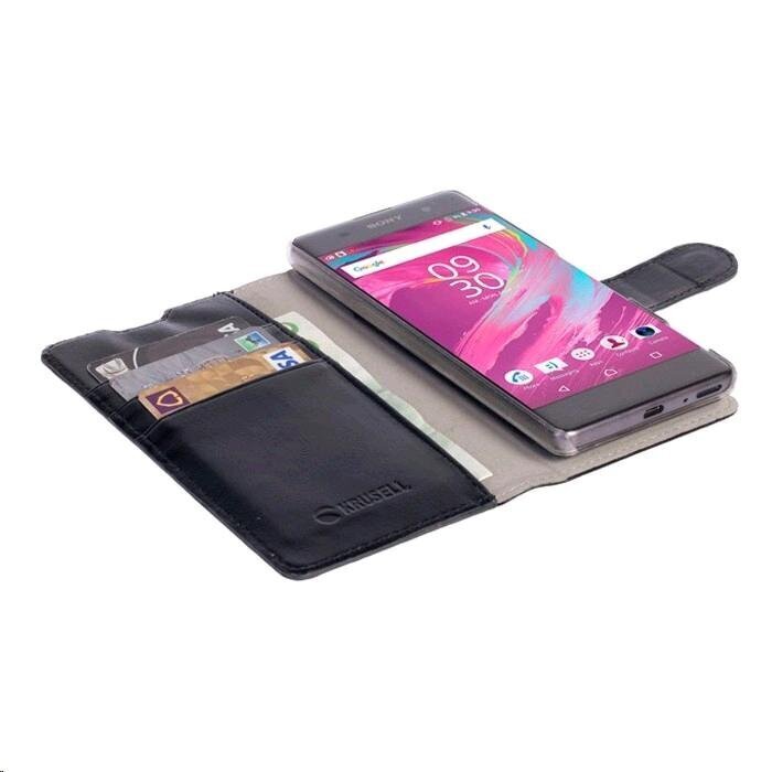 Telefoniümbris Krusell Ekero FolioWallet 2in1 sobib Sony Xperia XA, must цена и информация | Telefoni kaaned, ümbrised | kaup24.ee