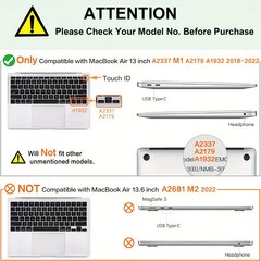 Ühildub MacBook Pro 41.15 Cm Kest 2023 2021 A2780, Plastik kõvakorpus Kristallselge hind ja info | Arvutikotid | kaup24.ee