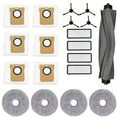 'Аксессуары для Dreametech L20 Ultra, L30 Ultra, 19 шт., 1 роликовая щетка, 4 фильтра, 4 боковые щетки, 4 тряпки для пола, 6 мешков для пыли.' цена и информация | Аксессуары для пылесосов | kaup24.ee