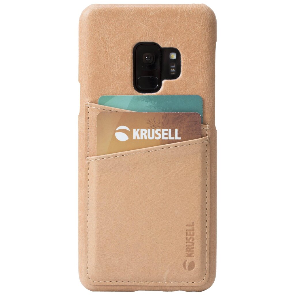 Telefoniümbris Krusell Sunne 2 Card Cover telefonile Samsung Galaxy S9, beež цена и информация | Telefoni kaaned, ümbrised | kaup24.ee