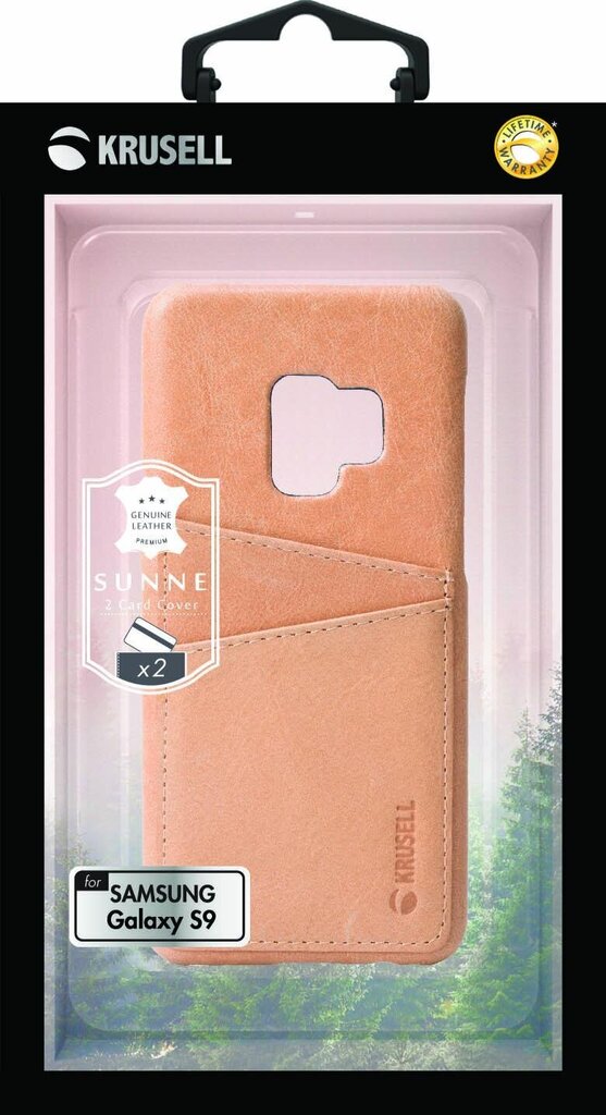 Telefoniümbris Krusell Sunne 2 Card Cover telefonile Samsung Galaxy S9, beež hind ja info | Telefoni kaaned, ümbrised | kaup24.ee