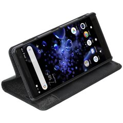 Telefoniümbris Krusell Sunne 2 Card Foliowallet, sobib Sony Xperia XZ2, must цена и информация | Чехлы для телефонов | kaup24.ee