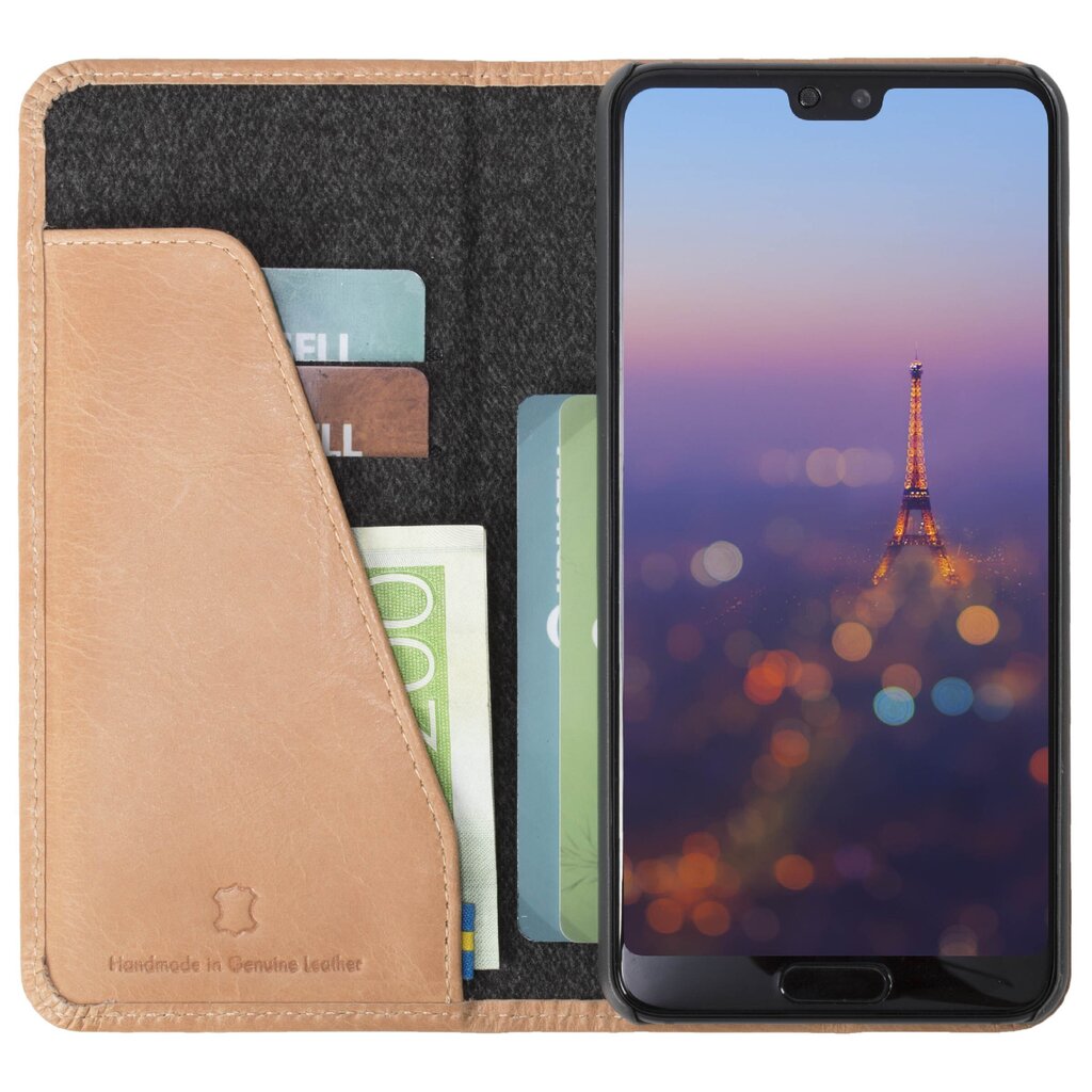 Telefoniümbris Krusell Sunne 4 Card FolioWallet, sobib Huawei P20, pruun hind ja info | Telefoni kaaned, ümbrised | kaup24.ee