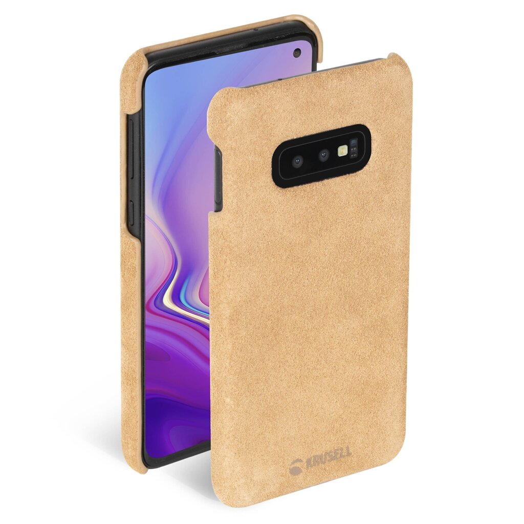 Telefoniümbris Krusell Broby Cover, sobib Samsung Galaxy S10e, beež цена и информация | Telefoni kaaned, ümbrised | kaup24.ee