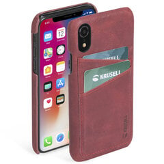 Telefoniümbris Krusell Sunne 2 Card Cover telefonile Apple iPhone XR, punane hind ja info | Telefoni kaaned, ümbrised | kaup24.ee