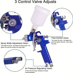 HVLP Mini Pihustusp&#xFC;stol - Ideaalne Autole, Kodule ja M&#xF6;&#xF6;blile! hind ja info | Värvimistööriistad | kaup24.ee