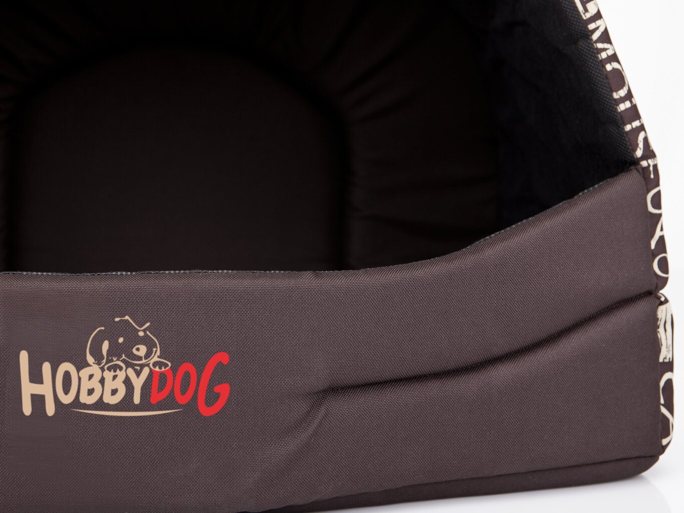 Pesa-onn Hobbydog R1, 40x33x28cm, pruun kirjadega hind ja info | Pesad, padjad | kaup24.ee