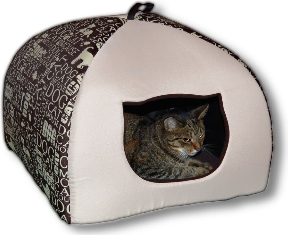 Pesa-onn Hobbydog Igloo R3, 49x49x40 cm, pruun цена и информация | Pesad, kuudid | kaup24.ee