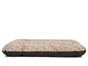 Hobbydog подушка Eco Prestige R3, 115x80x12 см, песочного цвета с костями цена и информация | Лежаки, домики | kaup24.ee