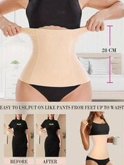 1 tk Woman Waist treener Body Shaper salendav vöö Sexy Corset Shapewear Control Shaper Korsett·Aprikoos·S/M hind ja info | Värvid | kaup24.ee