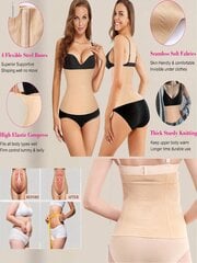 1 tk Woman Waist treener Body Shaper salendav vöö Seksikas korsett Shapewear Control Shaper Korsett·Aprikoos·XXXL hind ja info | Värvid | kaup24.ee