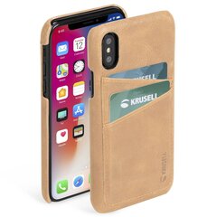 Telefoniümbris Krusell Sunne 2 Card Cover, sobib Apple iPhone X/XS, pruun hind ja info | Telefoni kaaned, ümbrised | kaup24.ee