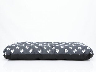 Hobbydog подушка Eco Prestige R2, 100x70x8 см, серая с лапками цена и информация | Лежаки, домики | kaup24.ee