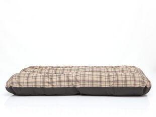 Hobbydog подушка Eco Prestige R2, 100x70x8 см, песочного цвета в клетку цена и информация | Лежаки, домики | kaup24.ee