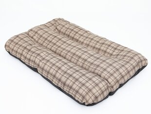 Hobbydog подушка Eco Prestige R2, 100x70x8 см, песочного цвета в клетку цена и информация | Лежаки, домики | kaup24.ee